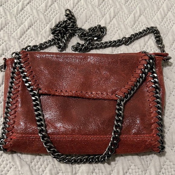 Designer style Leather crossbody bag from Italy - Picture 8 of 10